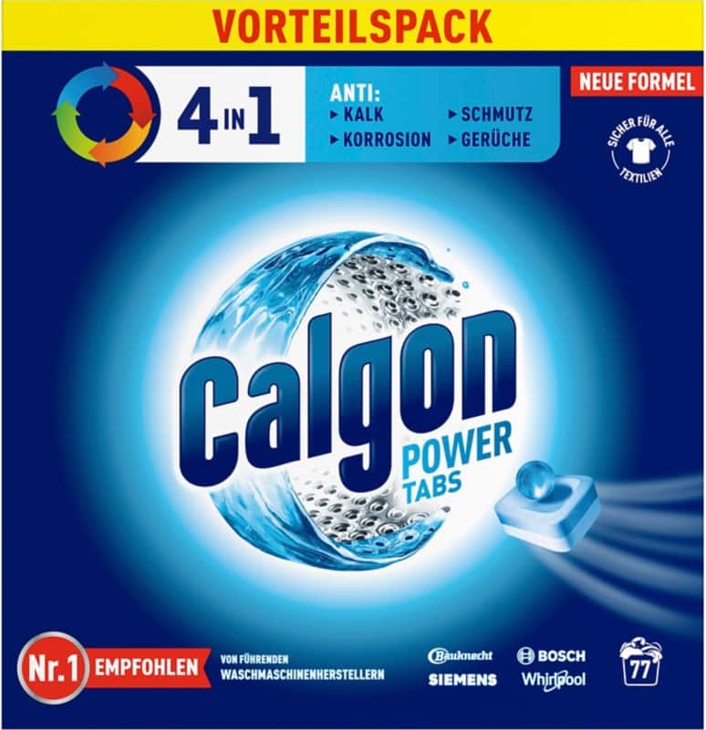 Calgon Tabs Waschmaschinen-Reinigungstabs 77 Stück