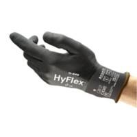 Ansell HyFlex Mechanical Protection Mehrweg Arbeitshandschuhe Schaum, Nitril Größe 10 Schwarz 12 Paar
