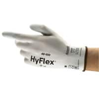 Ansell HyFlex Mechanical Protection Mehrweg Arbeitshandschuhe PU (Polyurethan) Größe 9 Weiß 12 Paar
