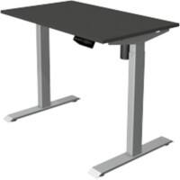 Kerkmann Move 1 Rechteckig Elektronisch Höhenverstellbarer Sitz-Stehschreibtisch Melamin, Stahl Silber 1000 x 800 x 1230 mm