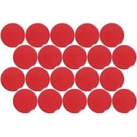 Maul MAULPro Whiteboard-Magnete Rot 2 kg Tragfähigkeit 33 mm 20 Stück