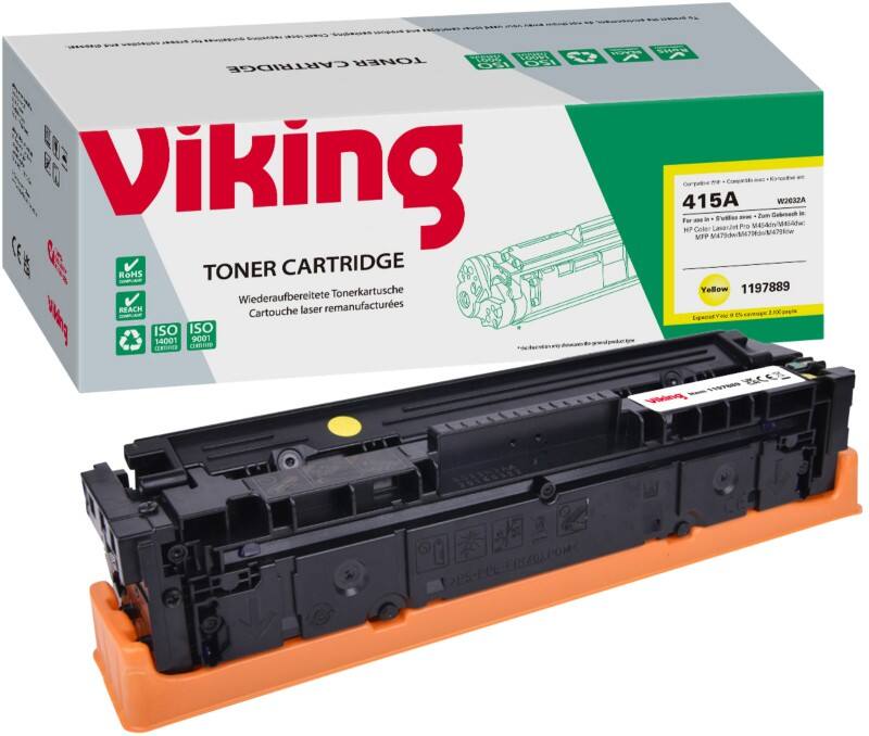 Kompatible Viking HP 415A Tonerkartusche W2032A Gelb