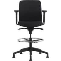 euroseats Vigo Zeichenstuhl Synchro Tilt Stoff 4D Armlehne Schwarz 110 kg 630 x 640 x 123 mm