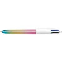BIC 4 Colours Gradient Einziehbar Kugelschreiber Mehrfarbig 0.4 mm Mittel Kugelschreiber Nachfüllbar