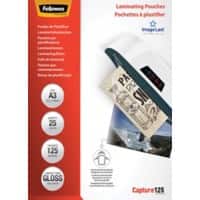 Fellowes ImageLast Laminiertaschen DIN A3 Hochglanz 125 Mikron Transparent 25 Stück