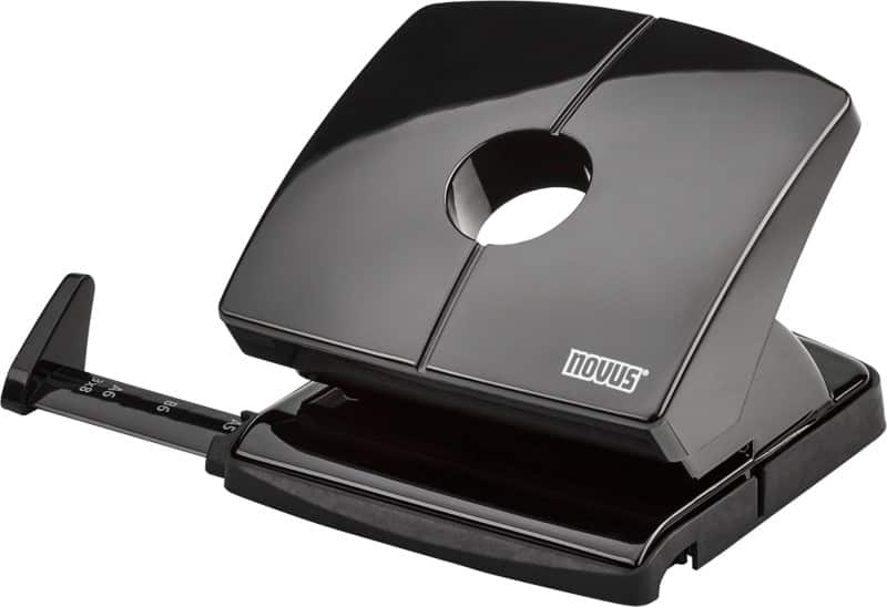Novus NOVUS OFFICE 2 Löcher Locher Kunststoff, Metall 20 Blatt 025-0630 Schwarz