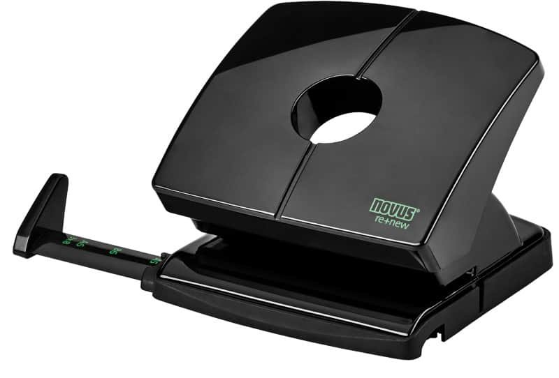 Novus 300 2 Löcher Locher Kunststoff, Metall 20 Blatt 025-0650 Schwarz