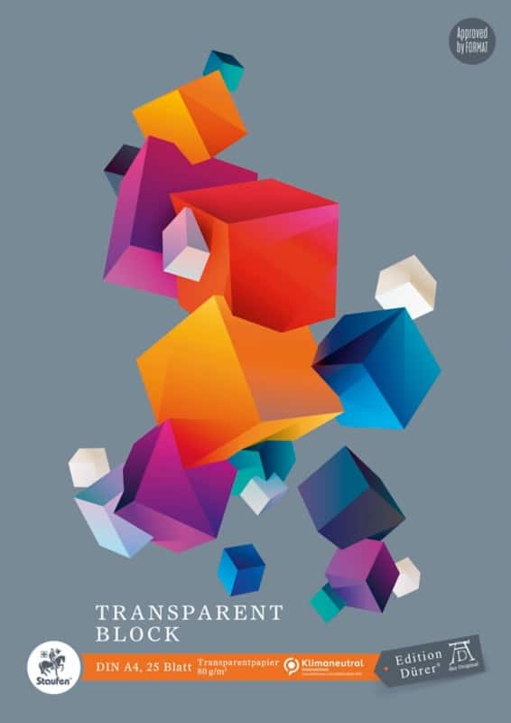 Staufen Dürer Transparentblock DIN A4 25 Blatt 80 g/m²