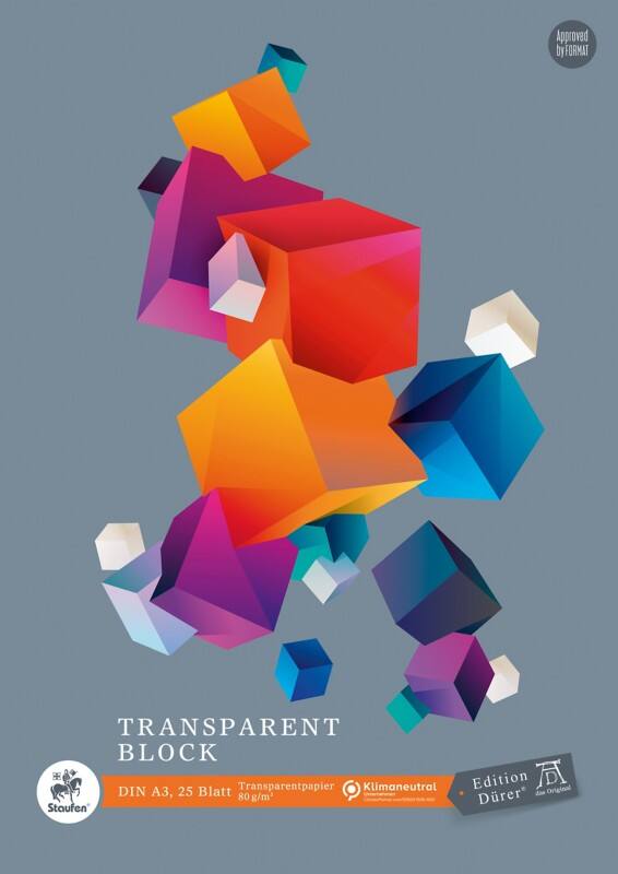 Staufen Dürer Transparentblock DIN A3 25 Blatt 80 g/m²