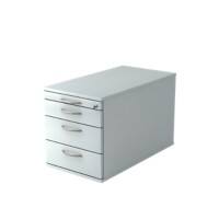 Hammerbacher Rollcontainer VTC30/5/5/BMDE Grau 428 x 800 x 512 mm