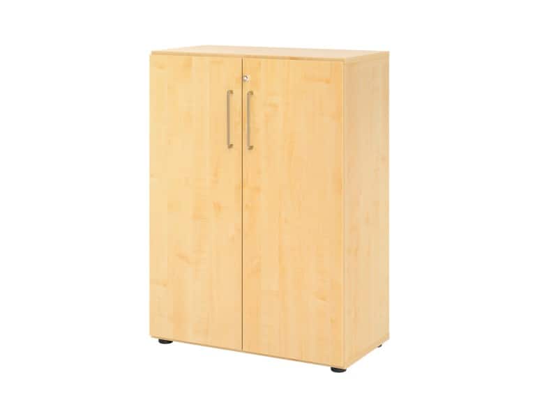 Hammerbacher Schrank Spanplatte 2 Fachböden abschließbar  Ahorn