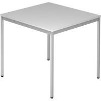 Hammerbacher Tisch VVS08/5/5DE MFC (Melaminbeschichtete Spanplatte) 800 x 800 x 720 mm Mit Aufbau
