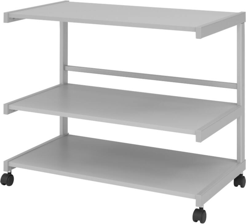 Hammerbacher MFC (Melaminbeschichtete Spanplatte) Trolley 805 x 430 x 670 mm Grau
