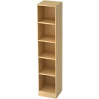 Hammerbacher Holz Bücherregal 4 Fachböden 406 x 400 x 2.004 mm Braun Ahorn