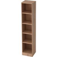 Hammerbacher Holz Bücherregal 4 Fachböden 406 x 400 x 2.004 mm Braun Walnuss