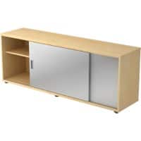 Hammerbacher Sideboard Spanplatte 2 Nein 1.600 x 400 x 596 mm Ahorn Ahorn