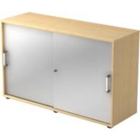 Hammerbacher Schrank Spanplatte 1 Fachboden 1.200 x 400 x 748 mm Ahorn Farbig sortiert Mit Aufbau