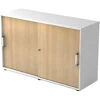 Hammerbacher Schrank Spanplatte 1 Fachboden 1.200 x 400 x 748 mm Farbig sortiert Mit Aufbau