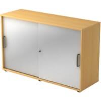 Hammerbacher Schrank Spanplatte 1 Fachboden 1.200 x 400 x 748 mm Buche Mit Aufbau