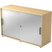 Hammerbacher Schrank Spanplatte 1 Fachboden 1.200 x 400 x 748 mm Ahorn Farbig sortiert Mit Aufbau