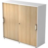 Hammerbacher Schrank Spanplatte 2 1200 x 400 x 1100 mm Farbig sortiert Mit Aufbau