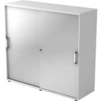 Hammerbacher Schrank Spanplatte 2 1200 x 400 x 1100 mm Farbig sortiert Mit Aufbau
