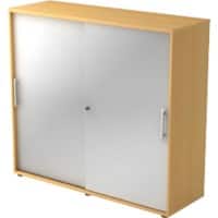 Hammerbacher Schrank Spanplatte 2 1200 x 400 x 1100 mm Buche Mit Aufbau
