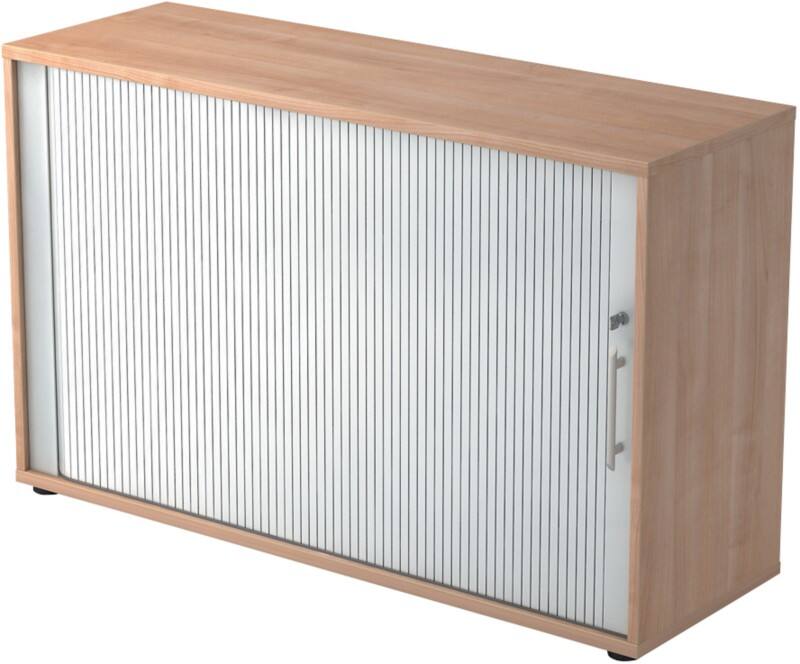 Hammerbacher Rollladenschrank V1732S/N/S/REDE Farbig sortiert 1.200 x 400 x 748 mm