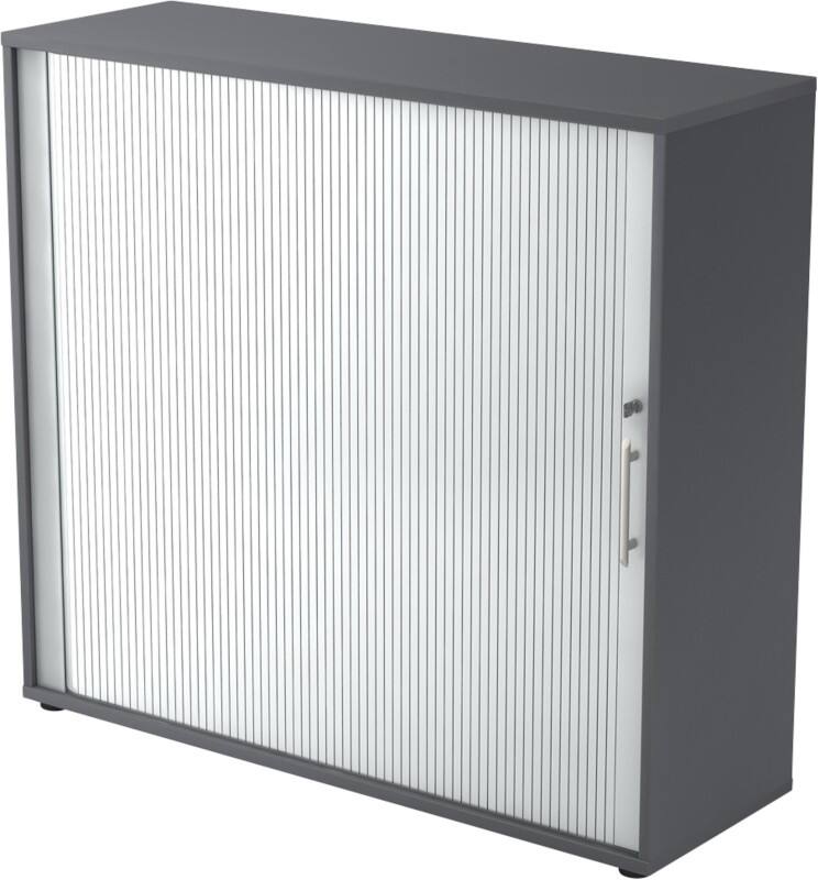 Hammerbacher Schrank V1733S/G/S/REDE Grau 1.200 x 400 x 1.100 mm