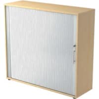 Hammerbacher Rollladenschrank V1733S/3/S/REDE Farbig sortiert 1.200 x 400 x 1.100 mm Mit Aufbau