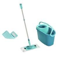 LEIFHEIT Wischmopp-Starterkit Innenbereich Türkis 46 (B) x 26,5 (T) x 31,5 (H) cm 52137