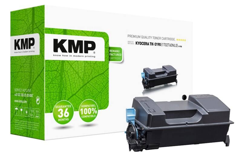 KMP TK-3190 Kompatibel Kyocera Tonerkartusche Schwarz   