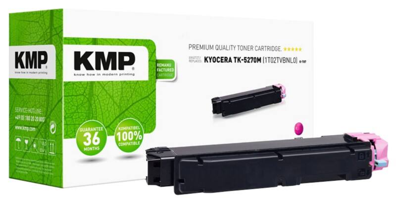 KMP TK-5270M Kompatibel Kyocera Tonerkartusche Magenta   