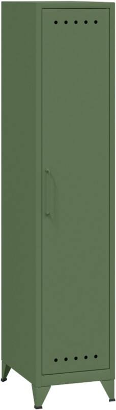 Bisley Fern Schließfach Metall Nicht abschließbar 380 x 510 x 1.800 mm Olivgrün