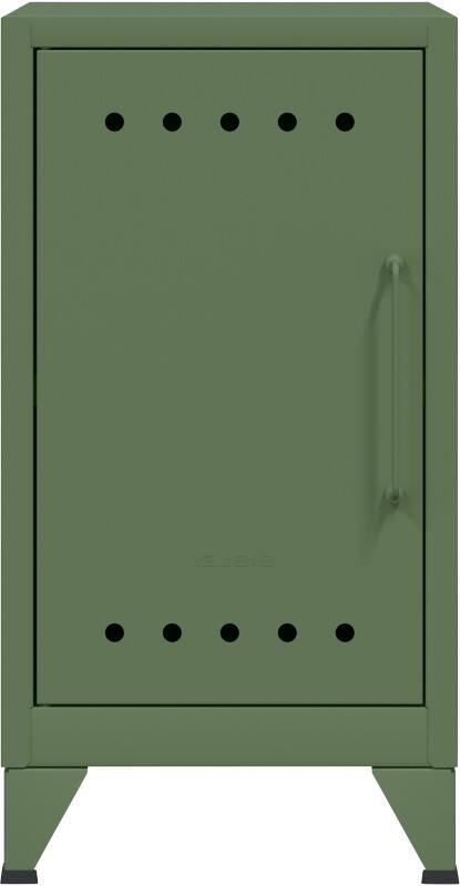 Bisley Fern Mini Schließfach Metall 1 Fachboden 380 x 400 x 725 mm Olivgrün