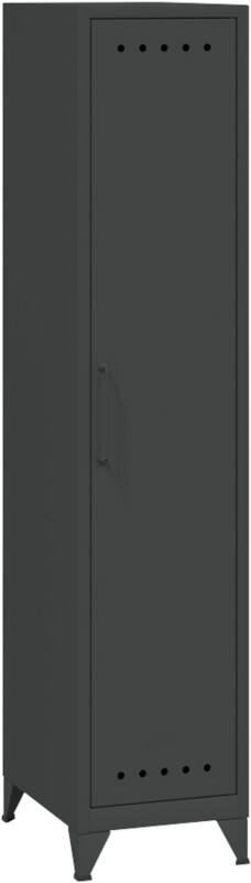 Bisley Fern Schließfach Metall 3 Fachböden 380 x 510 x 1.800 mm Anthrazit