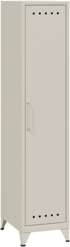 Bisley Fern Schließfach Metall Nicht abschließbar 380 x 510 x 1.800 mm Verkehrsweiß