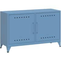 Bisley Fern Sideboard Metall 1.140 x 400 x 725 mm Blau