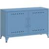 Bisley Fern Sideboard Metall 1.140 x 400 x 725 mm Blau