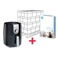 1 Palette Office DIN A4 Druckerpapier Weiß 80 g/m² Glatt 240 Packungen mit 500 Blatt pro Packung plus kostenlosem Airfryer