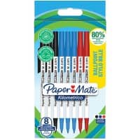 Papermate Kilometrico Kugelschreiber Farbig sortiert Mittel 0.7 mm 8 Stück