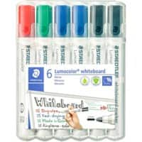 STAEDTLER Whiteboard-Marker Farbig sortiert 6 Stück