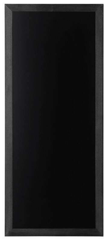 SHOWDOWN Kreidetafel Schwarz für Wandmontage 56 (B) x 2 (T) x 120 (H) cm