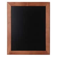 SHOWDOWN Kreidetafel für Wandmontage Hellbraun 40 (B) x 2 (T) x 50 (H) cm