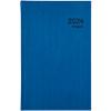 Brepols Saturnus Buchkalender 2024 1 Tag / 1 Seite Deutsch, Englisch, Französisch, Niederländisch 2,2 (B) x 13,9 (H) cm Blau