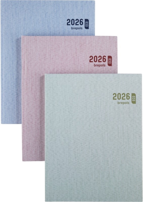 Brepols Timing Tagebuch 2026 Spezial 1 Woche / 2 Seiten Deutsch, Englisch, Französisch, Italienisch, Niederländisch, Spanisch Blau