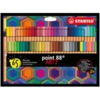 STABILO Fineliner ARTY 0,4mm Mehrfarbig 65 Stück