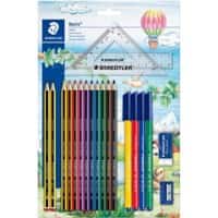 STAEDTLER Zeichenset mit Geometriedreieck und Lineal