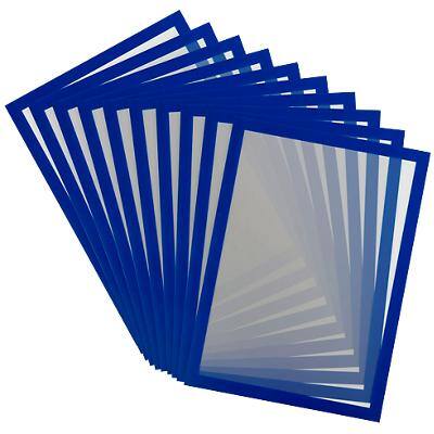 Djois Magneto DIN A4 Inforahmen Magnetisch Blau PVC 195231 23 (B) x 0,2 (T) x 31,7 (H) cm 10 Stück
