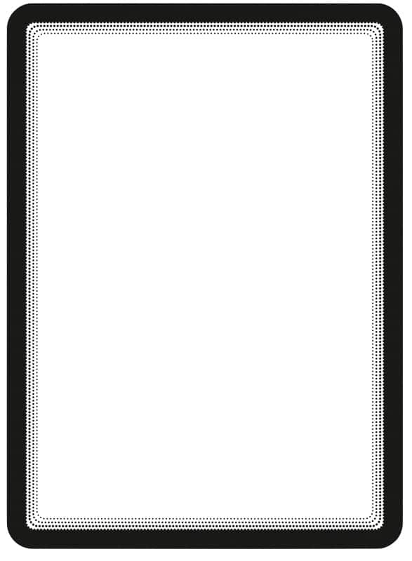 Djois Magneto DIN A4 Inforahmen Selbstklebend Schwarz Haftend PP, PVC 194957 23 (B) x 0,2 (T) x 31,7 (H) cm 2 Stück